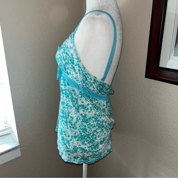 Vintage Y2K Abercrombie & Fitch 2000s Floral Babydoll Tank Top - Picture 4 of 6